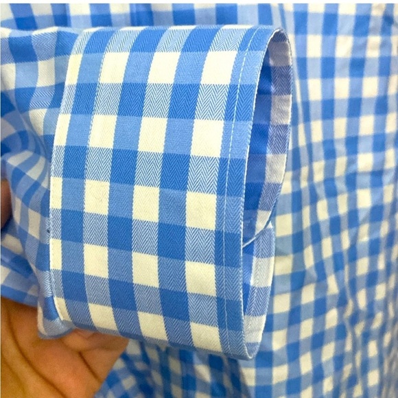 Nordstrom Mens Shop, Dress Shirt 100% Cotton, Size 16.5” 35 - Picture 7 of 10